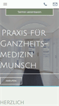 Mobile Screenshot of praxis-munsch.de