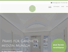 Tablet Screenshot of praxis-munsch.de
